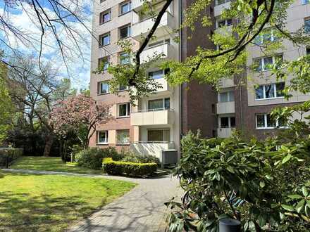 Kapitalanlage: Gut vermietete, zentral gelegene 2 Zi.-ETW mit sonnigem Süd-Balkon
