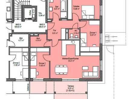 Komfortable 4 Zi-Wohnung im EG zu vermieten – Neubau