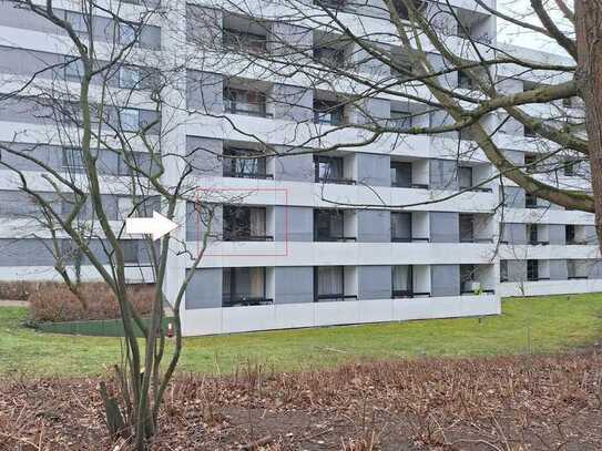 Geschmackvolle 1-Zimmer-Wohnung mit Balkon und EBK in Nürnberg direkt am Stadtstrand