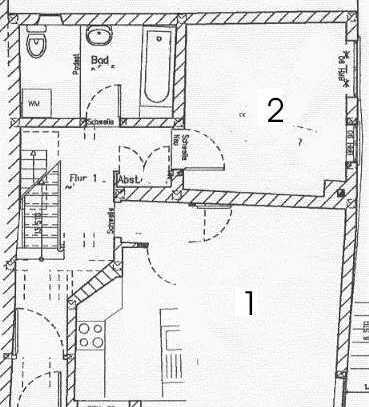 WG-Zimmer in einer Wohngemeinschaft in der Marburger Oberstadt