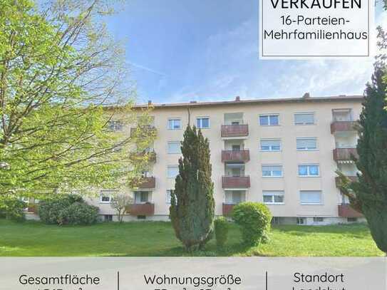 Einzigartige Investitionsmöglichkeit: Mehrfamilienhaus mit 16 Parteien in Landshut zum Verkauf