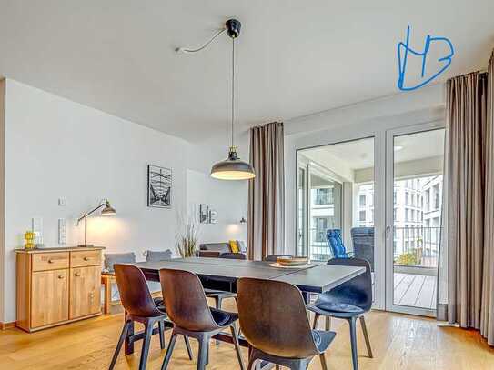 Sonnige, modern und ruhig 3-Zimmer-Whg möbliert in München Untergiesing / 3-rooms sunny, modern