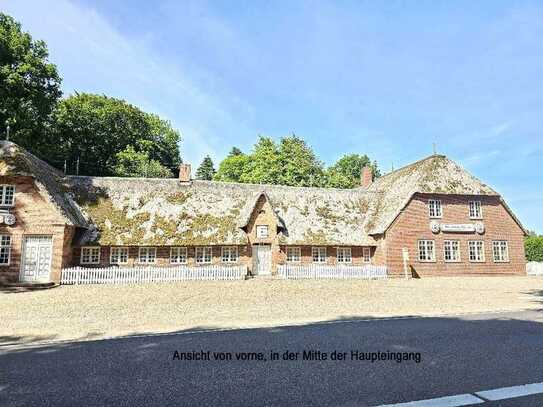 Stilvolle ehemalige Gaststätte unter Reet am Waldrand mit historischem Charme