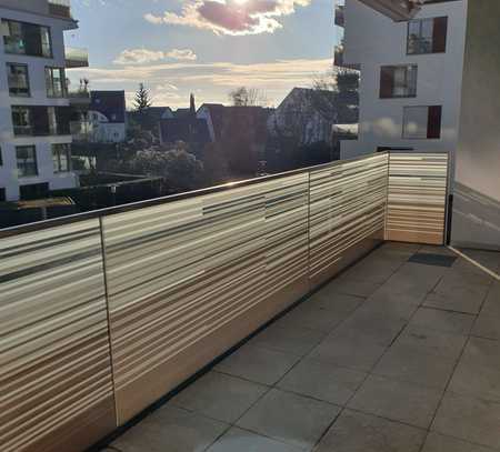 Großzügiger BALKON mit vielen GLASFLÄCHEN! 4 ZKB-Wohnung zur Miete im "WOHNPARK Niederfeld"