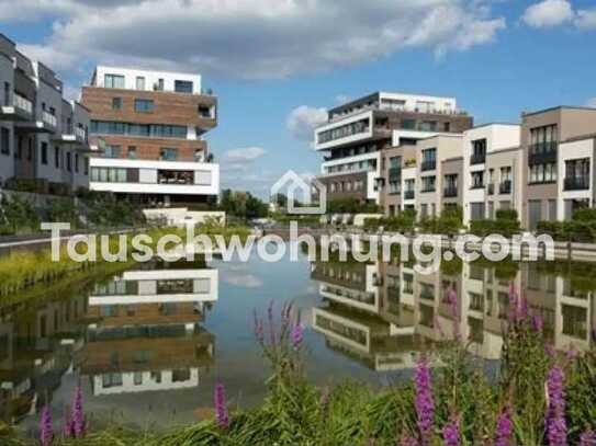 Tauschwohnung: Naturnahe 2 Zimmer-Wohnung mit Wasserblick