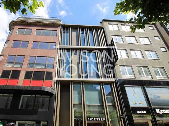 kleinteilige Büroflächen mit sonniger Terrasse auf der Zeil