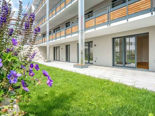 Große 3-Zimmer Wohnung mit Südterrasse und Garten