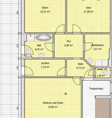 Schöne 3-Zimmer-Wohnung zentral in Niederaula