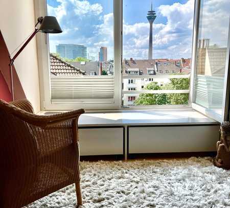 Düsseldorf-Unterbilk: Eigentumswohnung mit gigantischer Dachterrasse!