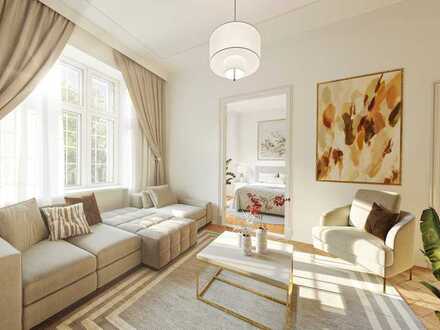 Großzügige und wunderschöne Altbauwohnung mit Garten in exzellenter Lage! 3 Zimmer, Einbauküche etc.