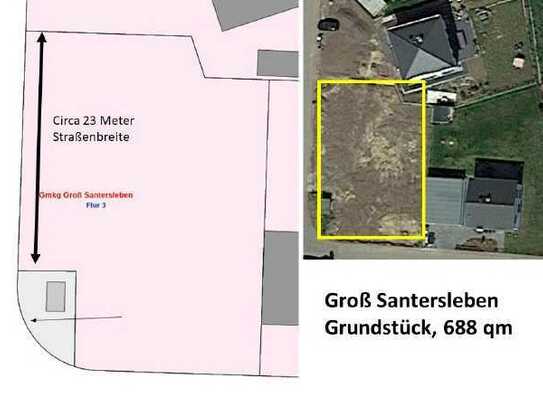 Ruhiges Baugrundstück in Groß Santersleben - auch für Stadtvilla!