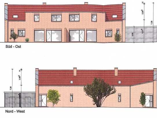 DHH Neubau mit Carport in zentraler Lage von Ihrhove WE1