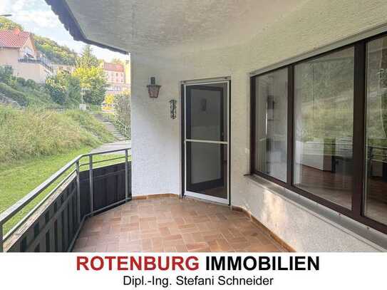 RESERVIERT - 3-Zimmer-Wohnung mit Balkon im EG-Hochparterre zentral in Rotenburg