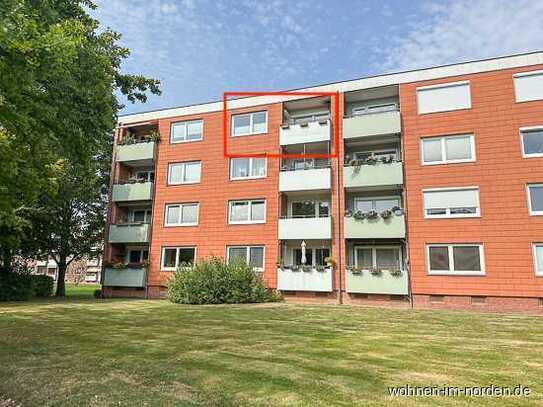 Kiel Suchsdorf: Gepflegte 2.5- Zimmer-Wohnung in Kanalnähe mit sonnigem Balkon