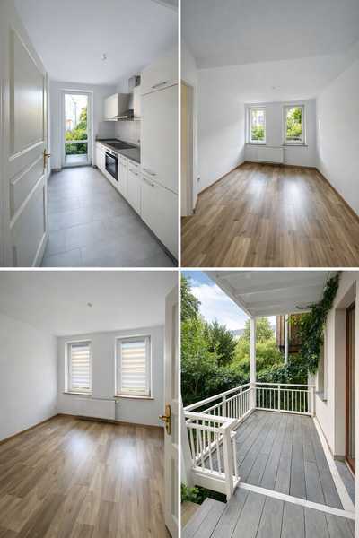 Moderne 2-Zimmer Wohnung mit EBK & Balkon in Striesen