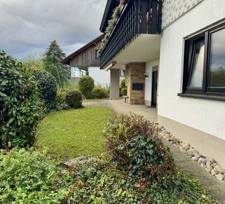 // 2-Zimmer-Terrassenwohnung in Börtlingen mit Blick auf die 3 Kaiserberge