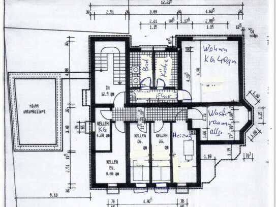 Ruhige 1-Raum-Souterrain-Wohnung in Bornheim-Waldorf