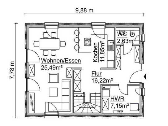 Einfamilienhaus (Neubau) nähe A3 - bei diesem Preis lohnt sich mieten nicht mehr!!!