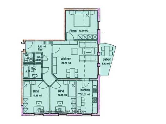 Gepflegte 4-Zimmer-Wohnung mit Balkon in Traben-Trarbach