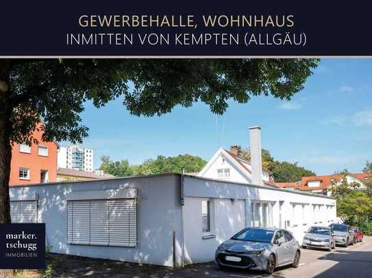 Gewerbehalle und Wohnhaus mit vielfältigen Nutzungsmöglichkeiten