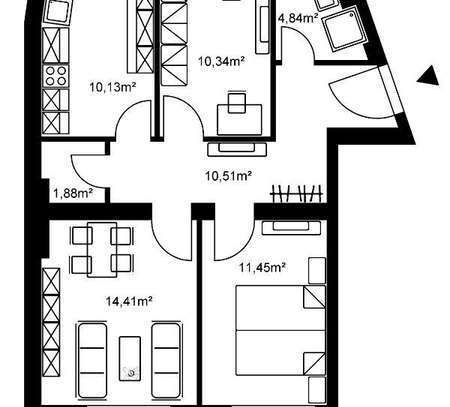 Geräumige 3 Zimmer Wohnung in Wiesbaden sucht Sie!