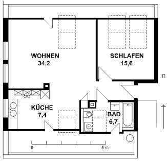 Schicke Dachgeschoss-Wohnung von privat in Bad Soden a. Ts.