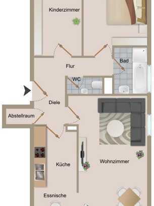 Exklusive 3,5-Zimmer-Wohnung mit Balkon in Sindelfingen