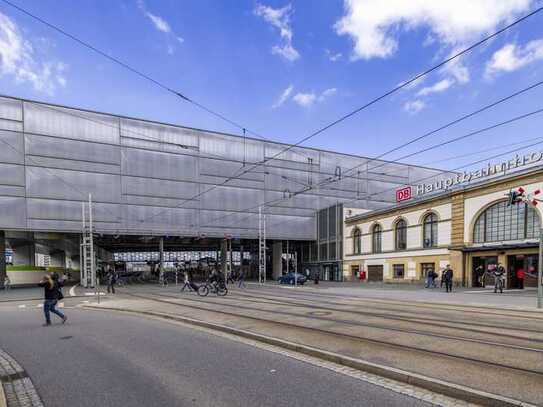 Modernisierte Fläche im Hauptbahnhof Chemnitz