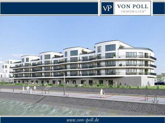 Exklusives Penthouse: Herrlicher Marina-Blick, 100 m² windgeschützte Dachterrasse, 2 Bäder, Ankleide