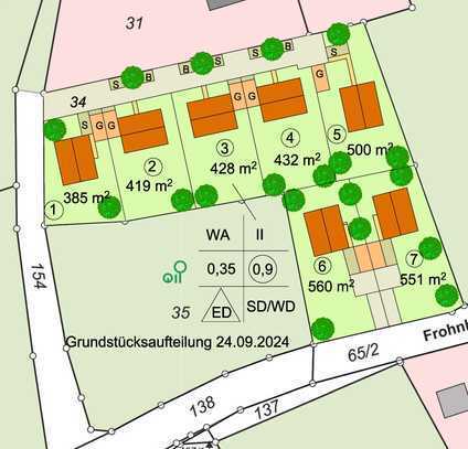 RESERVIERT - Schönes Baugrundstück mit einzigartigem Weitblick in Igensdorf OT Stöckach I 419 m²