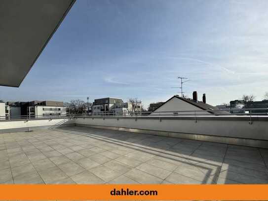 Schickes Penthouse mit spektakulärer Dachterrasse und Skylineblick