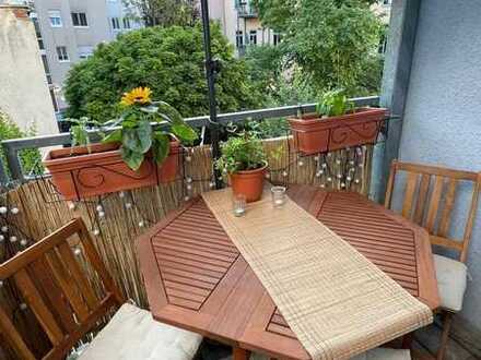 3 Zimmer, Küche, Süd-Balkon in sehr ruhiger Lage