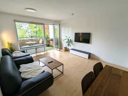 Möblierte & modernisierte 2,5-Zimmer-Wohnung mit Balkon und EBK in Messel