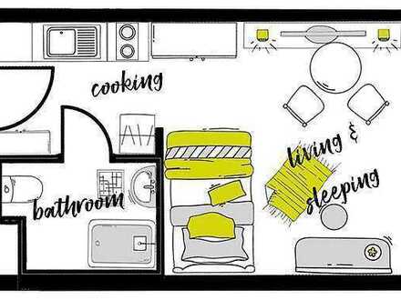 Stilvolle 1-Zimmer-Wohnung mit Einbauküche in Ingolstadt