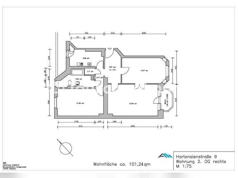 Tauschwohnung: 3-Zi.-Altbau 100m² Berlin ↔ Neubau-Penthouse Köln/Bonn/Düss.