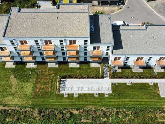 Moderne und ruhig gelegene 2-Zimmer Neubauwohnung mit Terrasse in Isny im Allgäu