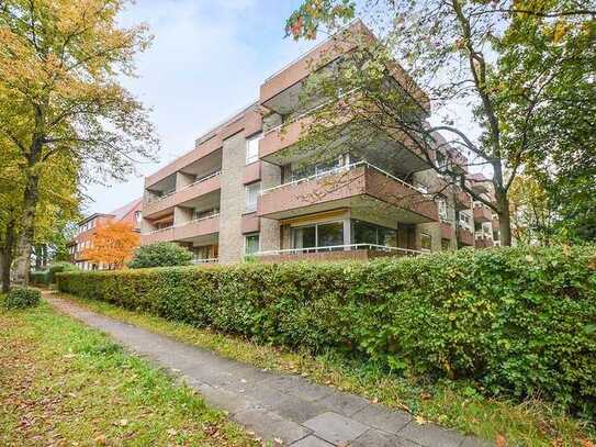 Marienthal - sonniges Hochparterre: Großzügige 3-Zimmer-Wohnung, umlaufender Balkon u. TG-Stellplatz