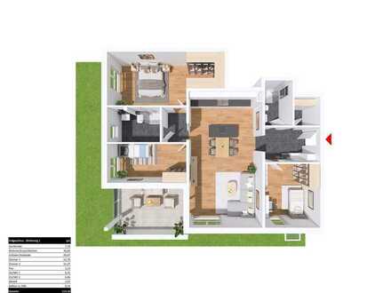 Moderne 4.5 Zimmer Erdgeschosswohnung im Neubaugebiet