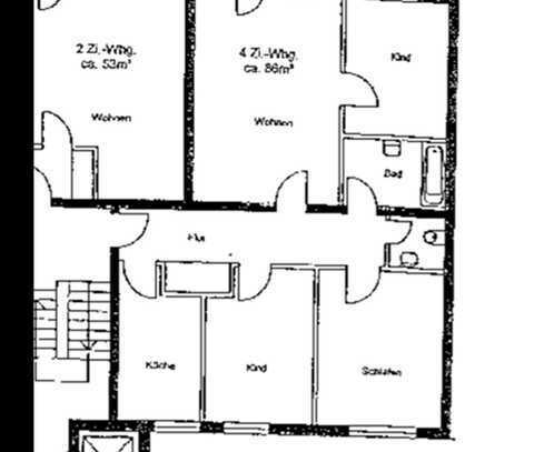 Gut geschnittene 4-Zimmer-Hochparterre-Wohnung mit Balkon in Germering