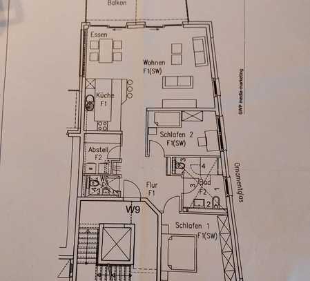 Schöne 3-Zimmer-Wohnung mit gehobener Innenausstattung mit Balkon und EBK in Viersen