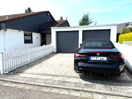 61267 Neu-Anspach, Bungalow in Traumlage, Wfl.ca.160m², 5Zi,EBK,2XTgl.-Bad, Grd. 737m², Doppelgarage