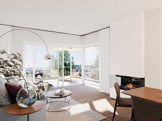 Luxus-Penthouse mit 44 qm Dachterrasse, Direktlift ins Wohnparadies und Panoramablick!