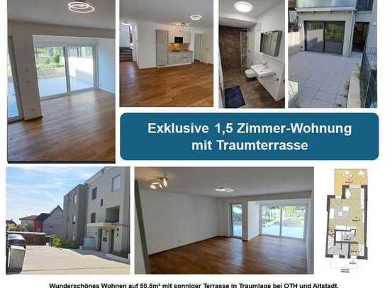 Exklusive 1,5-Zimmer Terrassen-Wohnung in Nähe der Altstadt und der OTH