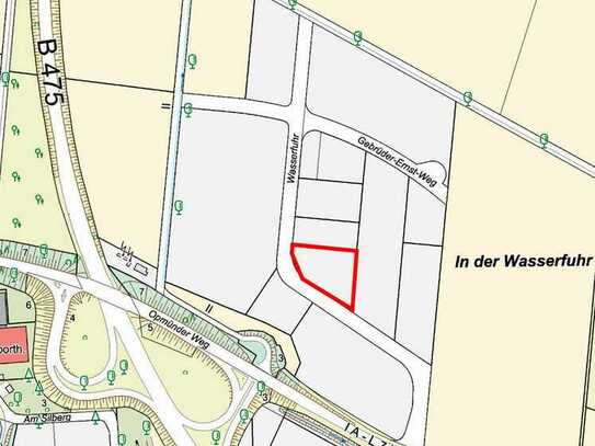 Gewerbefläche in neuem Gewerbegebiet Wasserfuhr 3.176 m²