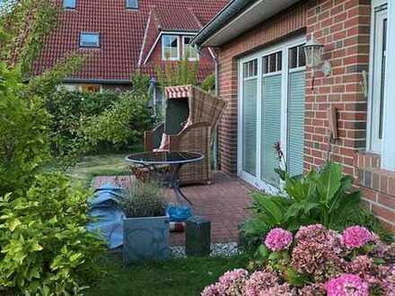 Komplett möblierte EG-Wohnung mit Terrasse und Garten im Fischerort Ditzum