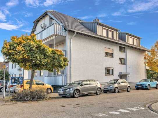 Charmante 3,5-Zimmer-Maisonette-Wohnung, großzügiges Wohnen mit Blick über die Dächer von Forchheim!