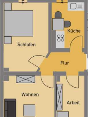 !Anfragestopp! 2,5-Zimmer-Wohnung in Uninähe