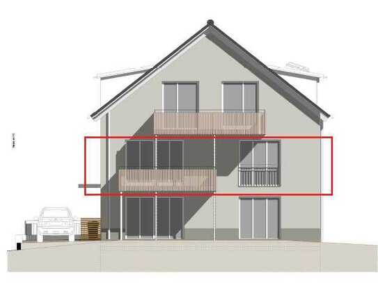 Erstbezug mit Balkon und Einbauküche: Stilvolle 2,5-Zimmer-Wohnung mit geh. Innenausstattung