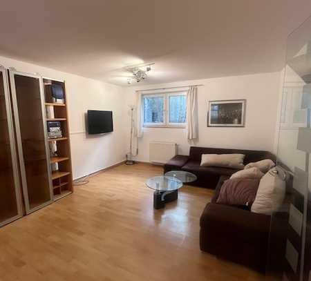 Für 1 Person Nichtraucher Dreieichenhain 50qm Souterrain, möbliert, alle Zimmer Tageslicht, Terrasse