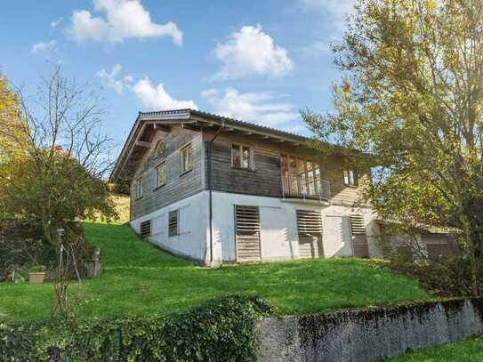 Modernes Einfamilienhaus in Steinhöring/OT Abersdorf mit herrlichem Blick in die Alpen